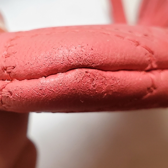 ♥️ Authentic Chanel Pink Quilted Zipper Top Coin Purse Wallet ❤️ - Picture 7 of 9